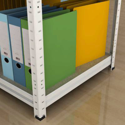 Regál na šanony 2100x900x600/6, biela