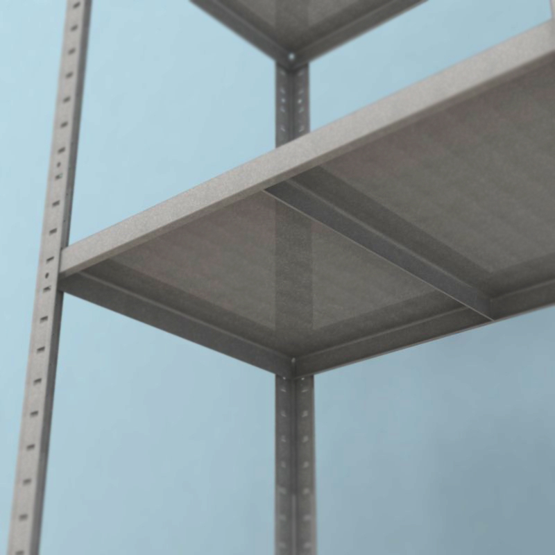 Kovový regál Drumy 2600x600x400/6, 130kg/pol., pozink 