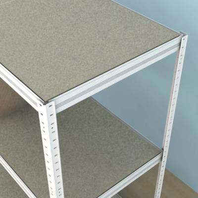 Kovový regál Futur 900x1200x600/3, biela, 200kg/pol.