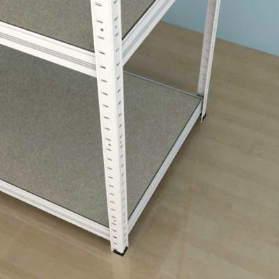 Kovový regál Futur 900x1200x600/3, biela, 200kg/pol.
