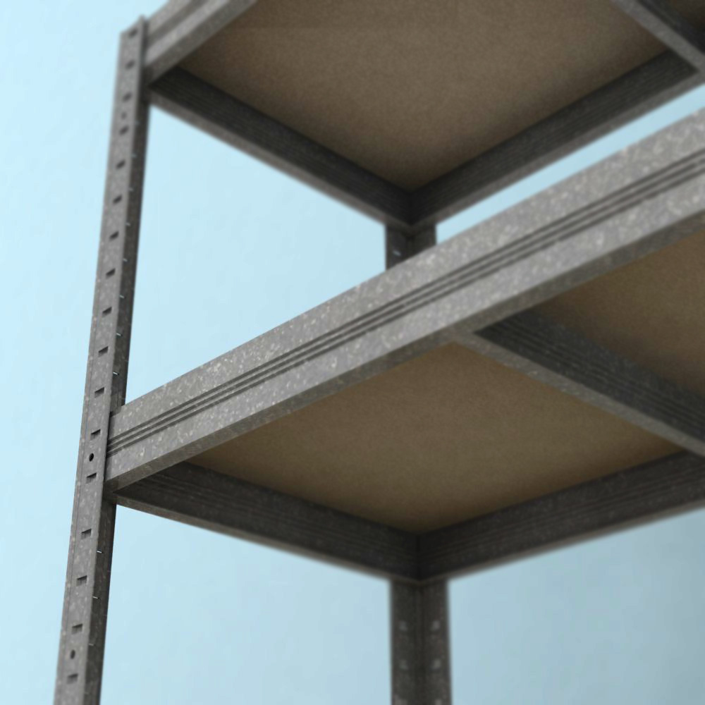 Kovový regál Futur 2000x900x350/7, pozink, 350kg/pol.