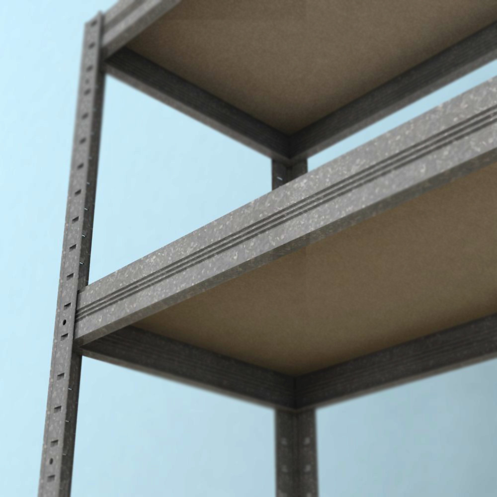 Kovový regál Futur 2000x900x450/8, pozink, 250kg/pol.