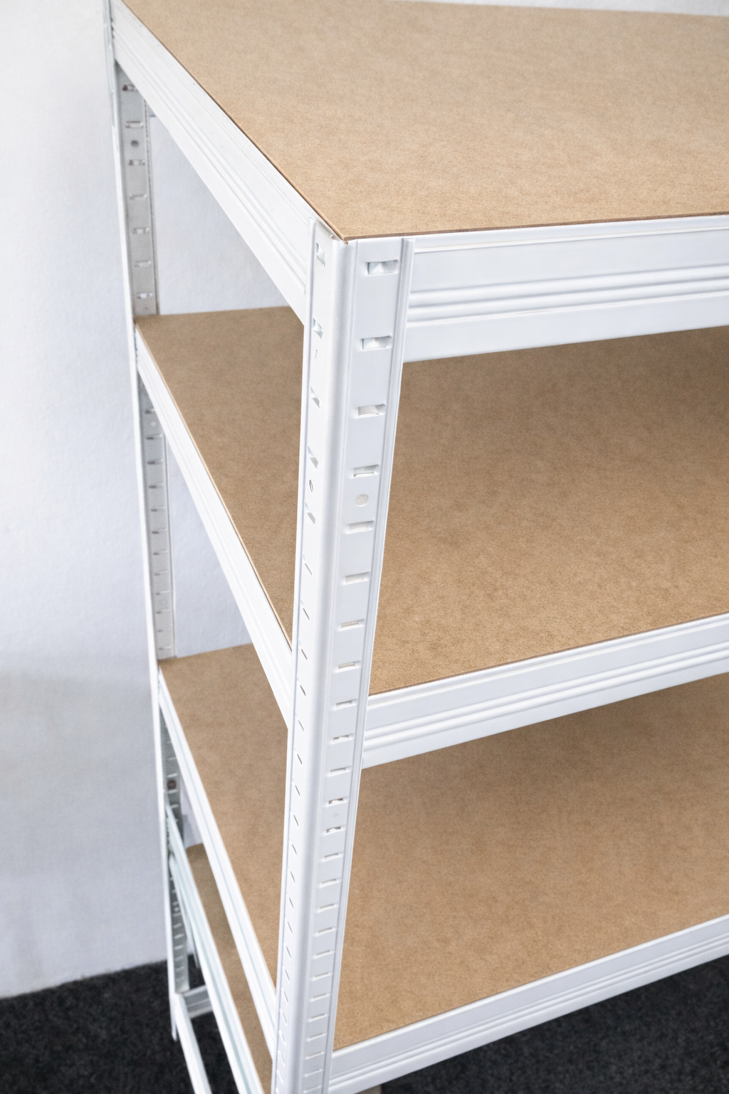 Regál na pneumatiky 1800x900x500/4, biely